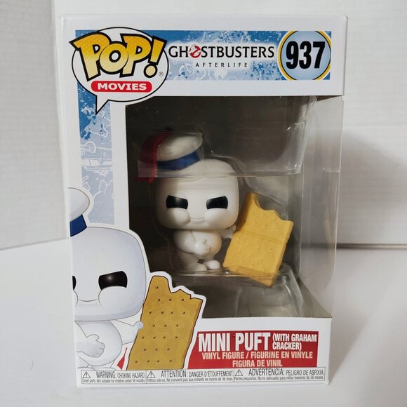 Pop! Movies - Ghostbusters Afterlife - Mini Puft w/ Graham Cracker #937 - Picture 1 of 8